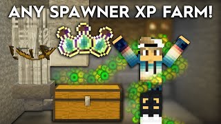 Minecraft Mob Spawner XP Farm  Easy Design  2500 Drops Per Hour [upl. by Nylkaj]