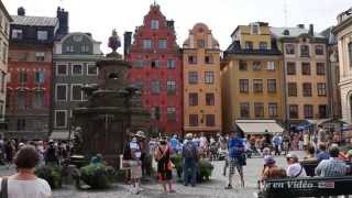 Stockholm Sweden Walking travel tour  Old Town Gamla Stan Ultra 4K [upl. by Yesmar871]