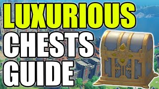 All Luxurious Chests Locations Guide Monstadt  GENSHIN IMPACT [upl. by Leavy455]