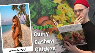 Vegainz Kitchen  Pamela Reif Curry Cashew Chicken [upl. by Eilah]