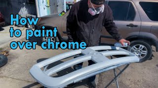 How To Paint Over Chrome  BKG [upl. by Adnak]