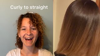 Reverse perm how to permanently straighten [upl. by Mencher]