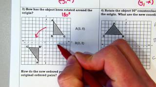 Rotations on the Coordinate Plane [upl. by Assilav218]