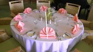 Setting Banquet Tables Training Video [upl. by Beacham]