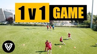 1V1 Game  Football  Soccer Training  U9  U10  U11  U12  U13  U14  Thomas Vlaminck [upl. by Noizneb]