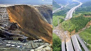 10 Massive Landslides Caught on Camera [upl. by Ojimmas]