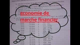 introduction  economie de marche financier [upl. by Atikam]