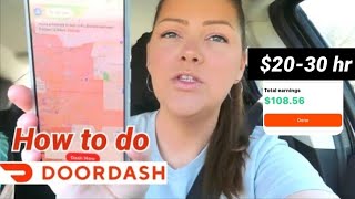 DoorDash Driver App For Beginners Full Walkthrough and Delivery [upl. by Dott]