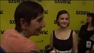 SXSW 2018 Millicent Simmonds on quotA Quiet Placequot red carpet [upl. by Nylesaj311]