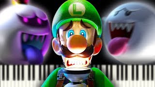 Luigis Mansion Theme  Piano Tutorial [upl. by Bonnette]