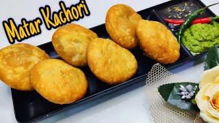 I Tried Matar Kachori The Most DELICIOUS Indian Snack [upl. by Ahsauqram336]