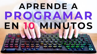 Lógica de Programación 👩‍💻 Aprende a programar en 10 minutos [upl. by Libbna643]