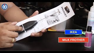 IKEA MILK FROTHER Review amp Battery Installation [upl. by Yerhcaz]