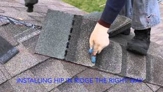 How to Install Ridge Cap  Short Version [upl. by Kitchen]