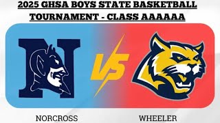 Georgia highschool basketball wheeler basketball vs norcross basketball 2025 [upl. by Berger949]