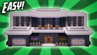 Minecraft How To Build A Modern Mansion House Tutorial 31 [upl. by Jaquelyn]