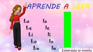 Lección 3  Aprendamos a leer  Con la letra l [upl. by Purse693]