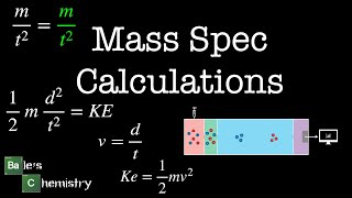 Mass Spectrometer Calculations Paper 1  AQA A Level Chemistry [upl. by Ybrad]