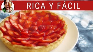 TARTA DE FRUTILLAS 🍓 queda perfecta [upl. by Mcafee]