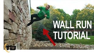 How to Horizontal Wall Run  How To Parkour Tutorial  Tapp Brothers [upl. by Dorlisa74]