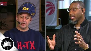 Jeff Van Gundy was so mad after Tracy McGradys 13 points in 33 seconds he went off  The Jump [upl. by Cyril]