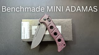 Benchmade MINI ADAMAS Limited Edition Overview [upl. by Berne245]