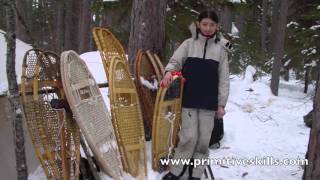 Snowshoe Making with Grandfather Ray [upl. by Rolfe221]