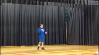 11 Year Old Kid Kills Rap God At Talent Show [upl. by Ahsot]