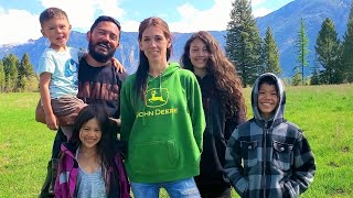 Family Gives Full Tour of Their 20 Acre Off Grid Property In North Idaho [upl. by Darnall]