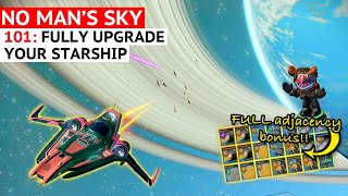 Starship Guide MAX Slots Class amp Tech  No Mans Sky [upl. by Lynd731]