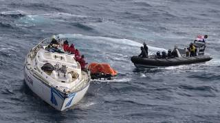 Dramatic rescue while I was sailing across the Atlantic Feb 2017 [upl. by Kevan]