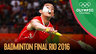 Mens Singles Badminton Final  Rio 2016 Replays [upl. by Annecorinne]