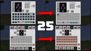 Minecraft  25 Inventory Tips amp Tricks [upl. by Ardnekahs449]