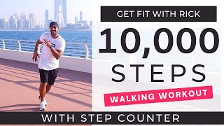 10000 Steps at Home  1 Hour Workout  Daily Workout at home [upl. by Aneeg]