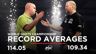 RECORDBREAKING AVERAGES Van Barneveld v Van Gerwen  2017 World Darts Championship [upl. by Ybok841]