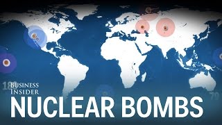 Every nuclear bomb explosion in history [upl. by Elrem]