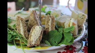 Tea Sandwiches and British Afternoon Tea Etiquette [upl. by Zandt]