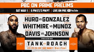 Tank vs Roach FIGHT NIGHT PRELIMS  TankRoach [upl. by Adihsar]