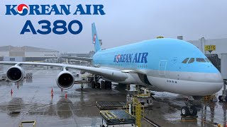 🇺🇸 Los Angeles LAX to Seoul ICN 🇰🇷 Korean Air Airbus A380  FULL FLIGHT REPORT Polar route [upl. by Nediarb]