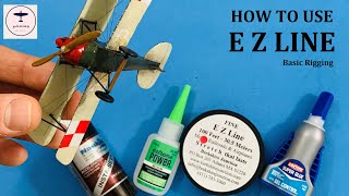 How To do EZ Line Rigging for Plastic Models [upl. by Gnehp]