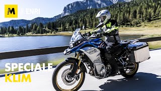 Speciale abbigliamento moto in viaggio con KLIM [upl. by Eimam]