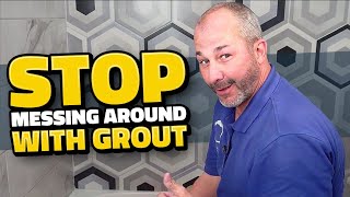 How To Grout  DIY for Beginners [upl. by Alleuol]