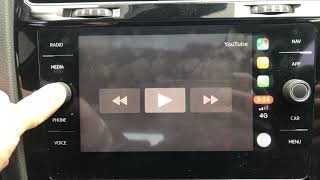 How to fix blank infotainment screen on vw golf mark 75 [upl. by Bluefarb33]