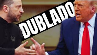 TRUMP E ZELENSKY DUBLADO EM PORTUGUÊS [upl. by Ballard]