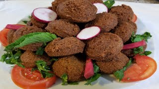 Falafel Recipe with Tahini Sauce Authentic Lebanese Crunchy and Delicious [upl. by Akire475]