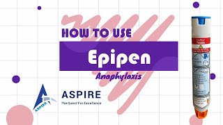 How to use an EpiPen by Dr Ankur Garg  Aspire Education  PLAB2 [upl. by Rutherfurd]