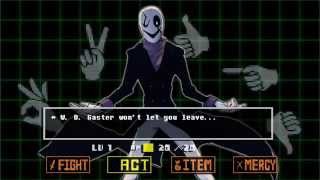 Undertale ENTRY NUMBER SEVENTEEN W D Gaster battle theme [upl. by Rhona]