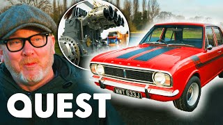 Upgrading Ford Cortina GT With A Custom Harris Performance Engine  Salvage Hunters Classic Cars [upl. by Odrarebe]