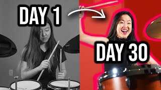 I Tried to Learn How to Play the Drums in 30 Days [upl. by Liscomb]