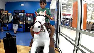 1980s Lucky Star Horse Kiddie Ride [upl. by Peoples]